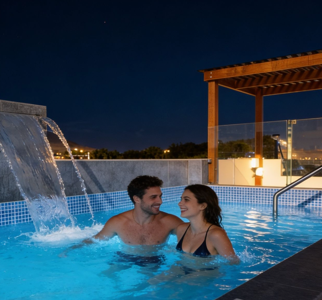 Moon Experience de Miel de Luna con alojamiento y experiencia thermal en Cerro Azul